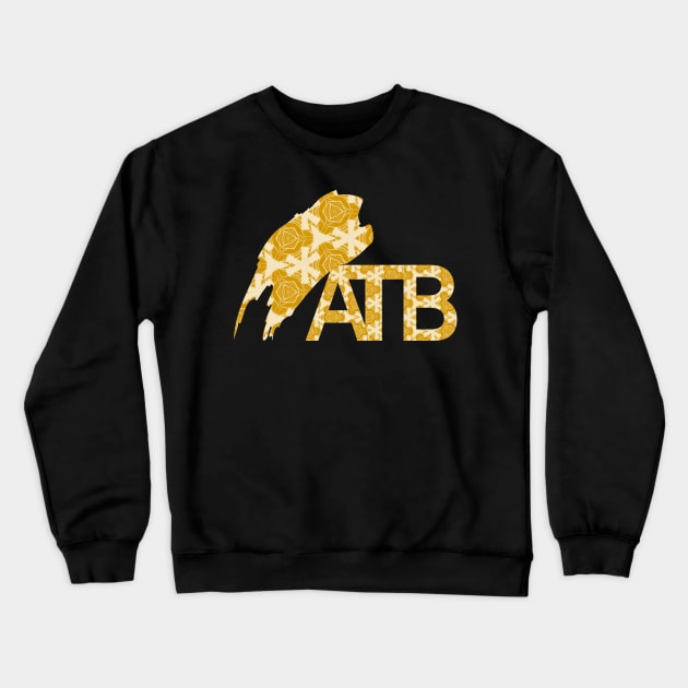 ATB Paint Gold Crewneck Sweatshirt by AXOLOTL THE BAND